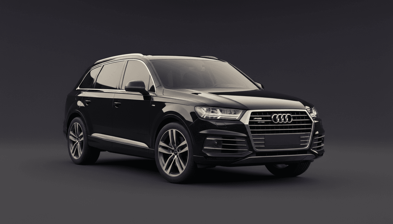 Audi Q7 S line chauffeur car for hire in Sydney