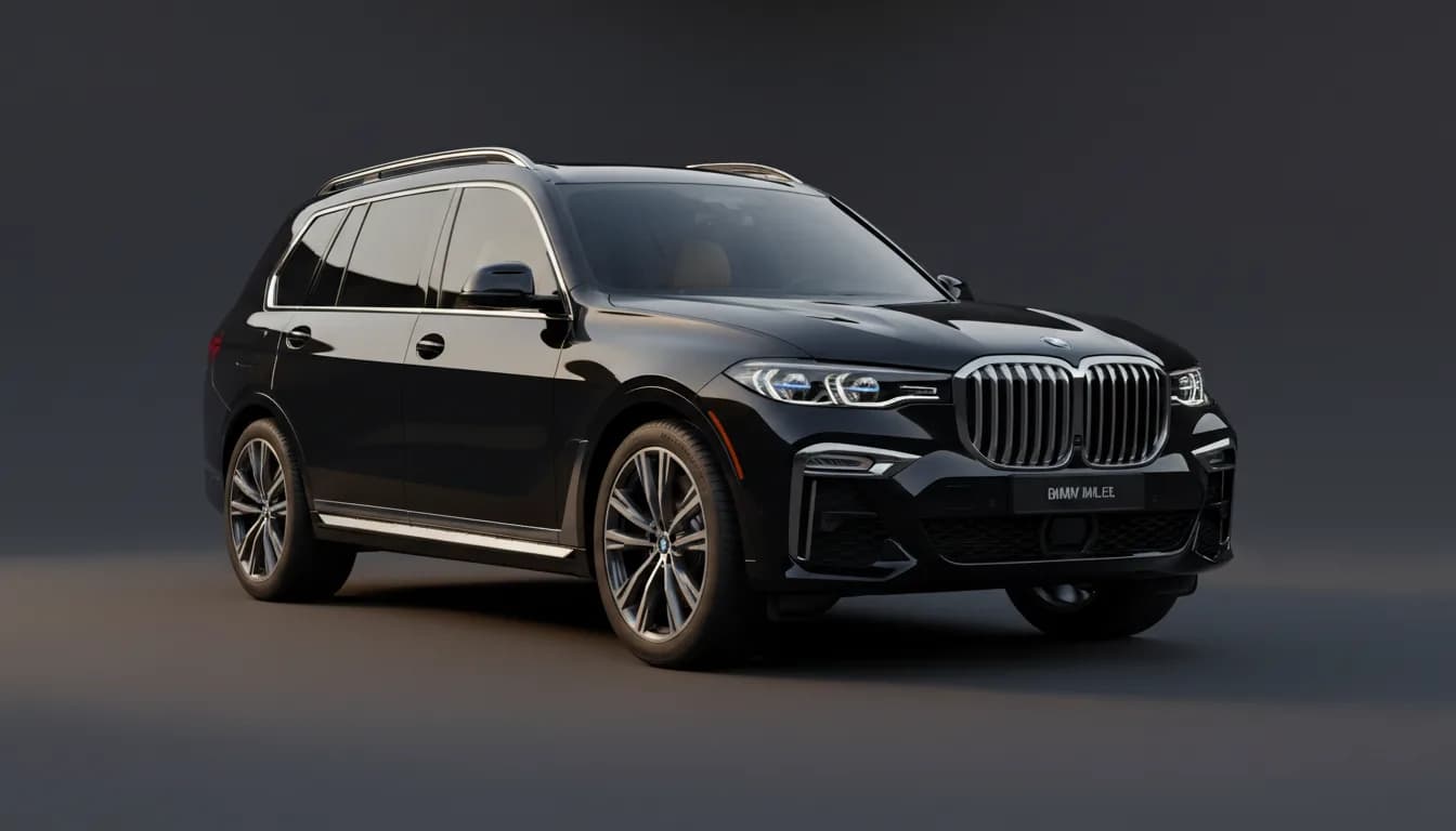 BMW X7 chauffeur car