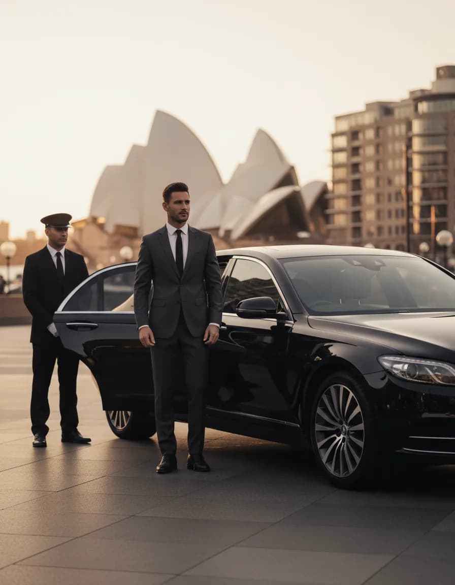 Chauffeured car at ICC Sydney, Darling Harbour, Sydney
